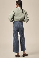 The Colette Cropped Wide-Leg Pants by Maeve: Corduroy Edition