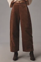 The Izzie Relaxed Pull-On Barrel Pants by Pilcro: Corduroy Edition