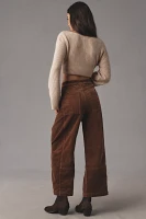 The Izzie Relaxed Pull-On Barrel Pants by Pilcro: Corduroy Edition