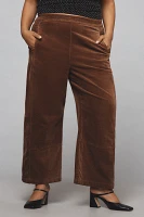 The Izzie Relaxed Pull-On Barrel Pants by Pilcro: Corduroy Edition