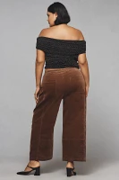 The Izzie Relaxed Pull-On Barrel Pants by Pilcro: Corduroy Edition