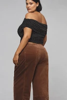 The Izzie Relaxed Pull-On Barrel Pants by Pilcro: Corduroy Edition