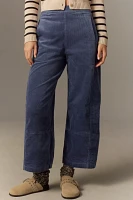 The Izzie Relaxed Pull-On Barrel Pants by Pilcro: Corduroy Edition