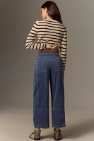 The Izzie Relaxed Pull-On Barrel Pants by Pilcro: Corduroy Edition