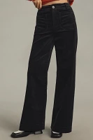 The Colette Full-Length Wide-Leg Pants by Maeve: Corduroy Edition