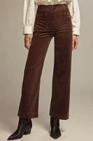 The Colette Full-Length Wide-Leg Pants by Maeve: Corduroy Edition