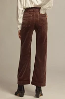 The Colette Full-Length Wide-Leg Pants by Maeve: Corduroy Edition