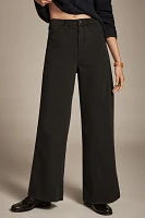 Pilcro Relaxed Elastic-Back Wide-Leg Pants