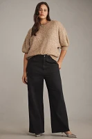 Pilcro Relaxed Elastic-Back Wide-Leg Pants