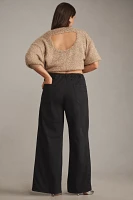 Pilcro Relaxed Elastic-Back Wide-Leg Pants