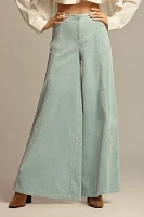 By Anthropologie Shine Corduroy Palazzo Pants