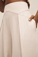 Pilcro Linen Palazzo Trouser Pants