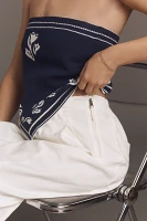 The Izzie Relaxed Pull-On Barrel Pants by Pilcro: Twill Edition
