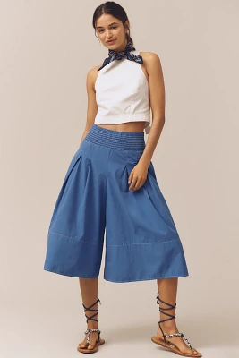 Pilcro Pleated Skirty Culotte Pants