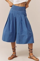 Pilcro Pleated Skirty Culotte Pants