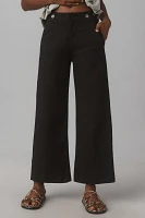 Pilcro Crop Wide-Leg Chino Pants