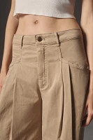 Maeve Oversized Wide-Leg Chino Pants