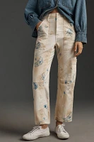 The Millie Low-Slung Barrel Pants by Pilcro: Printed Edition