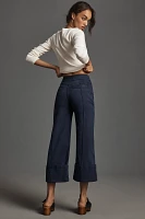 Pilcro Wide-Leg Cuffed Pants