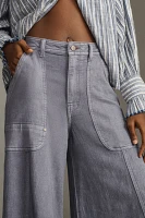 Pilcro Ultra-Wide-Leg Carpenter Rave Pants