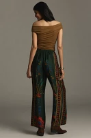 Farm Rio x Anthropologie Satin Drawstring Pants