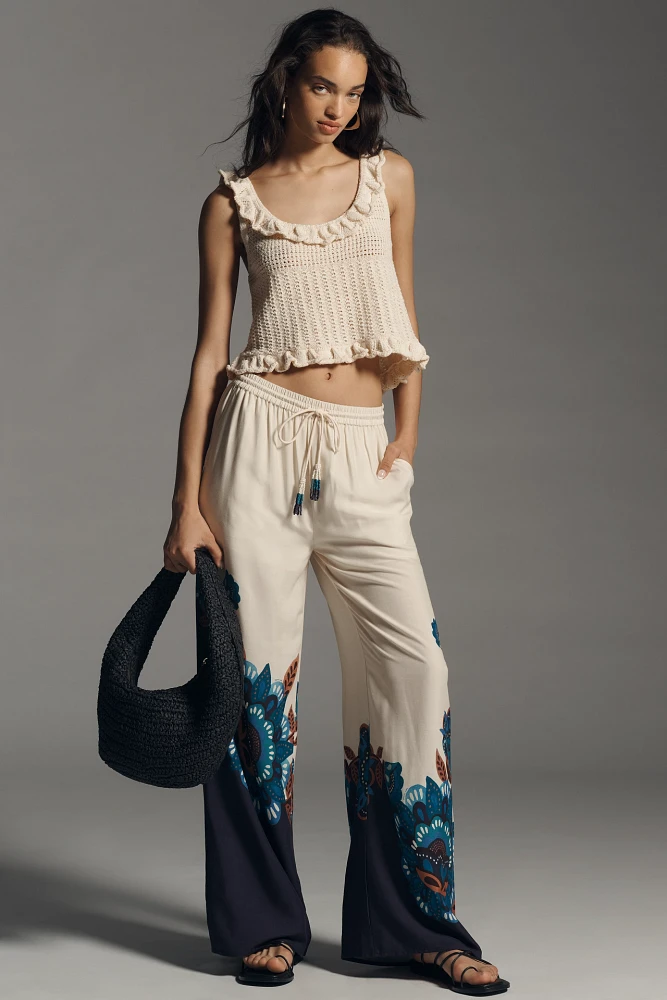 Farm Rio x Anthropologie Printed Pull-On Pants