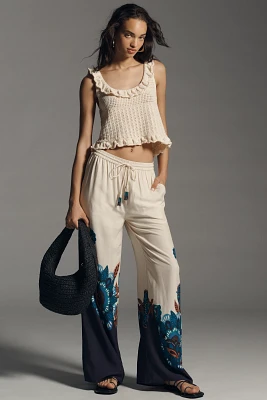 Farm Rio x Anthropologie Printed Pull-On Pants