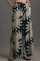 Farm Rio x Anthropologie Palm Pull-On Wide-Leg Pants