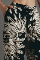 Farm Rio x Anthropologie Palm Pull-On Wide-Leg Pants