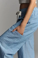 Scotch & Soda Noa Linen Blend High-Rise Wide-Leg Pants