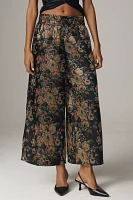 The Somerset Pull-On Pants: Cropped Jacquard Edition