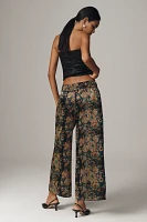 The Somerset Pull-On Pants: Cropped Jacquard Edition