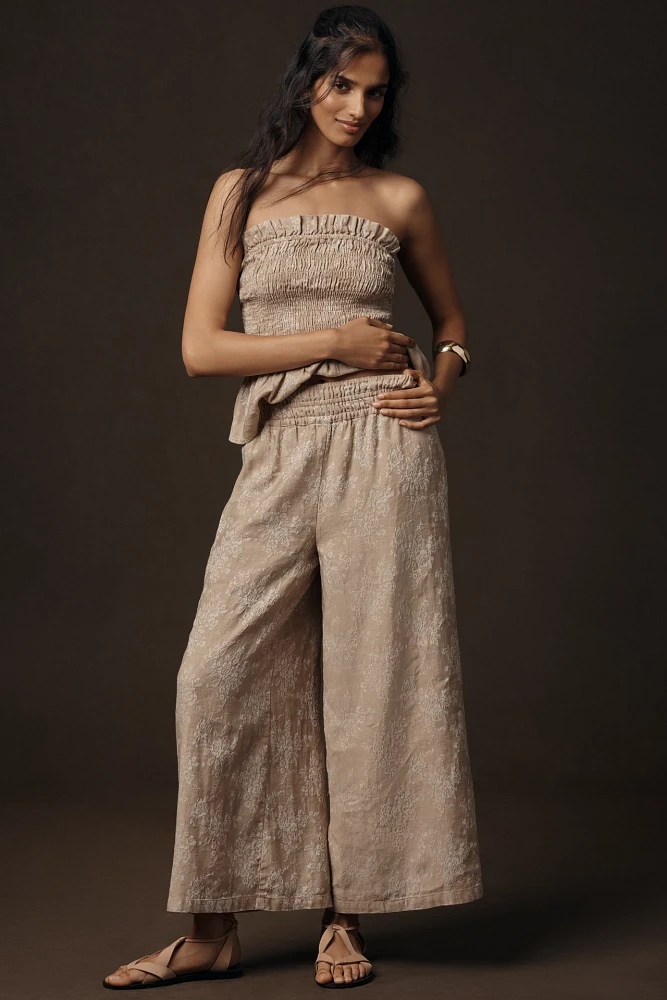 The Somerset Jacquard Pull-On Pants