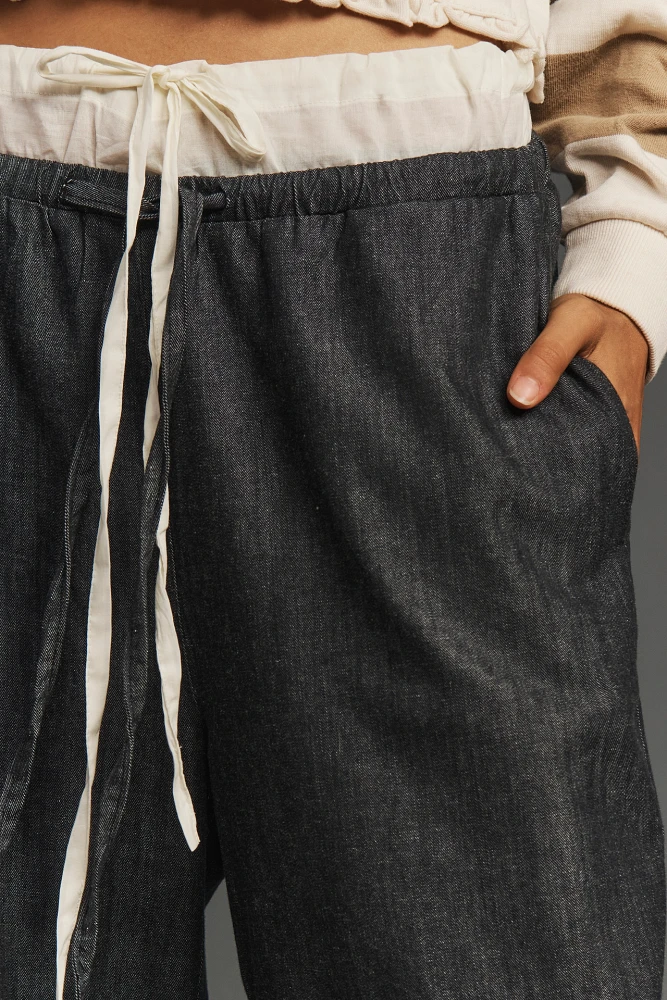 Woodrose Deli Chambray Boxer Pants