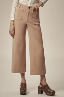 The Colette Cropped Wide-Leg Pants by Maeve: Brushed Knit Edition