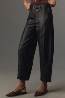 By Anthropologie Belted Barrel Pants