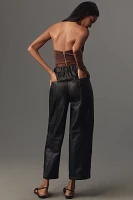 By Anthropologie Belted Barrel Pants