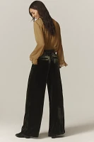 By Anthropologie Wide-Leg Velvet Pants