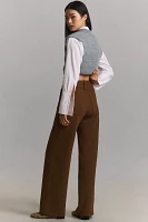 The Colette Full-Length Wide-Leg Pants by Maeve: Knit Edition