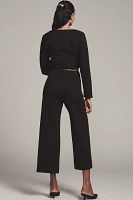 The Colette Cropped Wide-Leg Pants by Maeve: Knit Edition