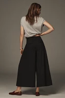 Maeve A-Line Yoke Culotte Pants