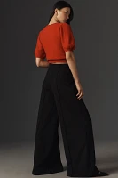 Derek Lam 10 Crosby Tempest Wide-Leg Knit Trousers