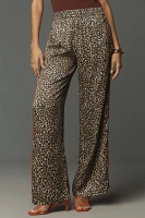 By Anthropologie Leopard Pull-On Pants