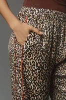 By Anthropologie Leopard Pull-On Pants