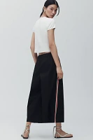 Maeve Pleated Track Culotte Trousers