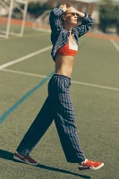The Brooklin Tie-Front Printed Pull-On Pants by Maeve