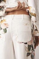 Leigh Viner x Anthropologie Relaxed Cuffed Wide-Leg Trousers