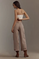 Pilcro Cropped Wide-Leg Pants