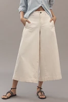 Maeve Ultra-Wide-Leg A-Line Chino Pants