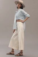 Maeve Ultra-Wide-Leg A-Line Chino Pants
